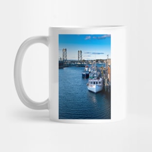 New Hampshire fishing boats Mug